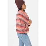 ONEILL - BAYOU STRIPE SWEATER | Chocolate