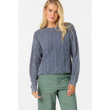 ONEILL - OG MISHA CABLE KNIT SWEATER | Nightshadow Blue