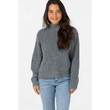 ONEILL - CYPRESS MOCK NECK SWEATER | CHARCOAL