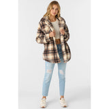 ONEILL - HEATH PLAID JACKET | TOBACCO