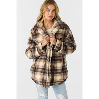 ONEILL - HEATH PLAID JACKET | TOBACCO