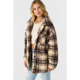 ONEILL - HEATH PLAID JACKET | TOBACCO