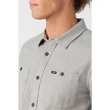 ONEILL - BREAKWATER SOLID FLANNEL | LIGHT GREY