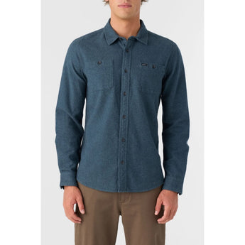 ONEILL - BREAKWATER SOLID FLANNEL | MIDNIGHT NAVY