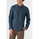 ONEILL - BREAKWATER SOLID FLANNEL | MIDNIGHT NAVY