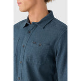 ONEILL - BREAKWATER SOLID FLANNEL | MIDNIGHT NAVY