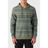 ONEILL - BAVARO STRIPE PULLOVER HOODIE | DEEP LICHEN GREEN