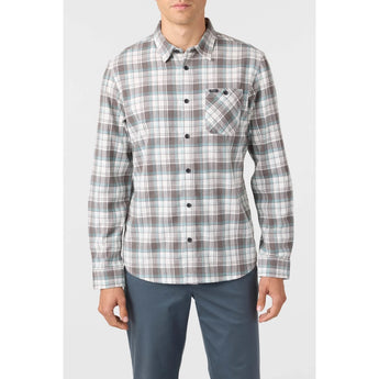 ONEILL - RICHMOND PLAID FLANNEL | WHITE