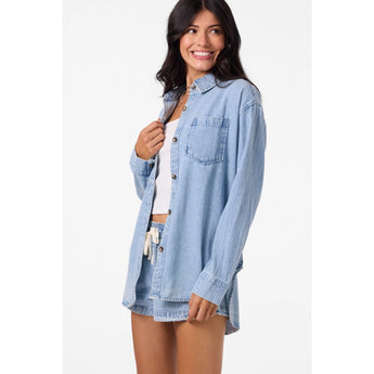 ONEILL - SEVIR SHACKET DENIM TOP | DRIFTER