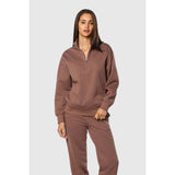 TEAMLTD - FLEECE HALF ZIP | Brown
