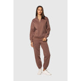 TEAMLTD - FLEECE HALF ZIP | Brown