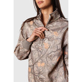 TEAMLTD - FLEECE HALF ZIP | Real Camo