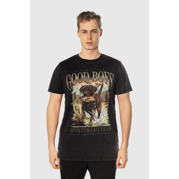 TEAMLTD - GOOD BOY TEE | Washed Black - The Cabana.ca