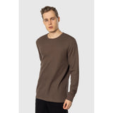 TEAMLTD - WAFFLE KNIT LONGSLEEVE | BROWN