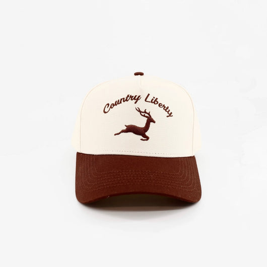 COUNTRY LIBERTY - TWO-TONE DEER HAT | Brown
