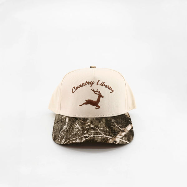 COUNTRY LIBERTY - TWO-TONE DEER HAT | Camo
