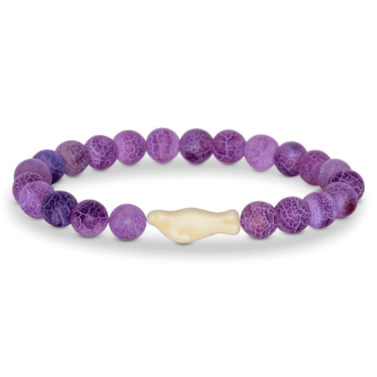 FAHLO - SEAL TRACKING BRACELET | CORAL REEF VIOLET