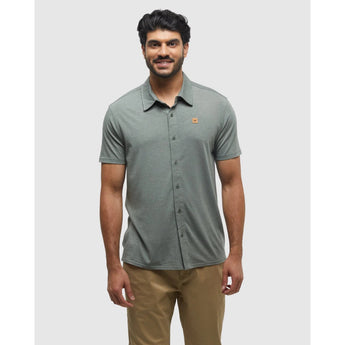 TENTREE - HAWTHORN SHIRT | Agave Green Heather