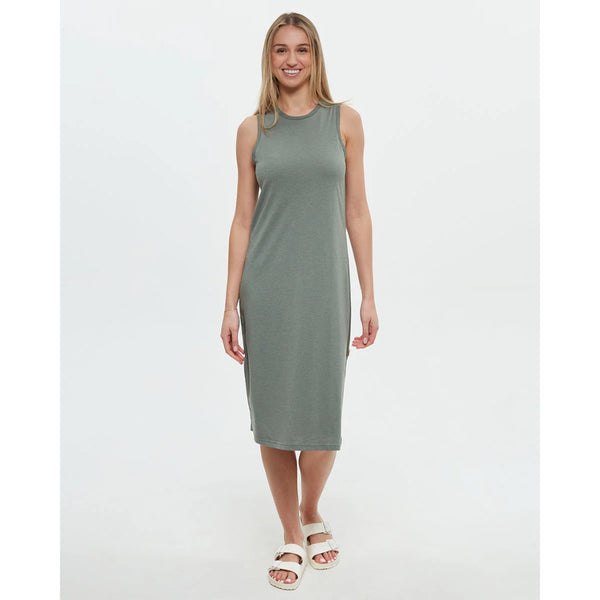 TENTREE - VALLEY DRESS | Agave Green