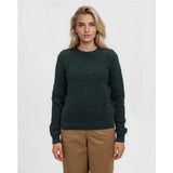 TENTREE - MORRELL FLECK SWEATER | Dark Forest Green Fleck
