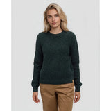 TENTREE - MORRELL FLECK SWEATER | Dark Forest Green Fleck