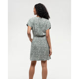 TENTREE - KITS DRESS | Agave Green/Field Flower