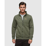 TENTREE - BEGBIE FULL ZIP | Deep Olive Heather