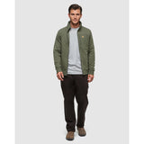 TENTREE - BEGBIE FULL ZIP | Deep Olive Heather