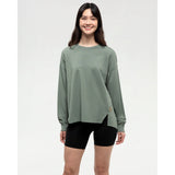 TENTREE - WOMENS SOOKE CREW | Agave Green