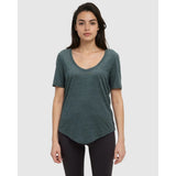 TENTREE - BRACKLEY T-SHIRT | Dark Forest Green Heather