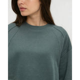 TENTREE -  BLUFFS CROPPED CREW | Pine Green