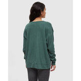 TENTREE - MEYER LONGSLEEVE | Forest Pine Heather