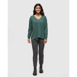 TENTREE - MEYER LONGSLEEVE | Forest Pine Heather