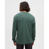 TENTREE - FREEMONT HENLEY LONGSLEEVE TEE | Pinewood Green