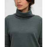 TENTREE - HIGHWOOD TURTLENECK SWEATER | Dark Forest Green Heather