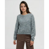 TENTREE -  WOMENS CRESCENT SWEATER | Pine Green Heather