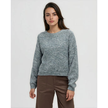TENTREE -  WOMENS CRESCENT SWEATER | Pine Green Heather