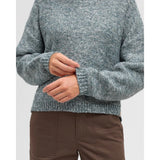 TENTREE -  WOMENS CRESCENT SWEATER | Pine Green Heather