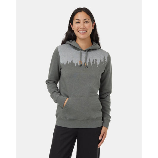 TENTREE - WOMENS JUNIPER HOODIE | Mineral Heather/White