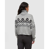 TENTREE - MORAY SWEATER | Harbour Grey Heather Dark Grey