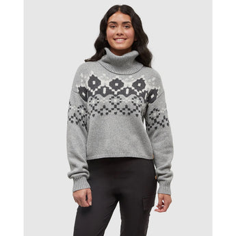 TENTREE - MORAY SWEATER | Harbour Grey Heather Dark Grey
