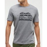 TENTREE - ROAD TRIP TEE | Grey Heather/Meteorite Black