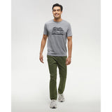 TENTREE - ROAD TRIP TEE | Grey Heather/Meteorite Black