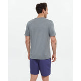 TENTREE - BAKER HENLEY TEE | Anchor Grey Heather