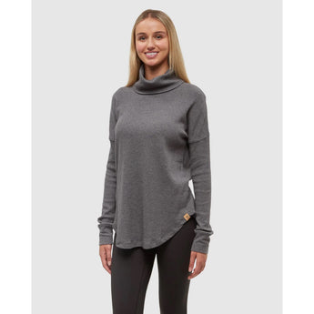 TENTREE - HIGHWOOD TURTLENECK SWEATER | Dark Grey Heather