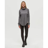 TENTREE - HIGHWOOD TURTLENECK SWEATER | Dark Grey Heather