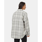 TENTREE - Fernwood Flannel Shirt | Stone Grey/Window Plaid