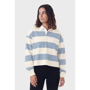 TEAMLTD - HERITAGE RUGBY POLO | Coastal Blue