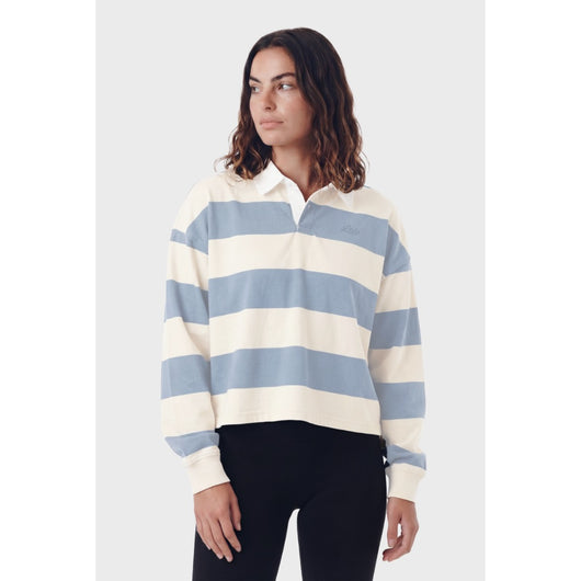 TEAMLTD - HERITAGE RUGBY POLO | Coastal Blue