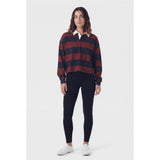 TEAMLTD - HERITAGE RUGBY POLO | Deep Merlot